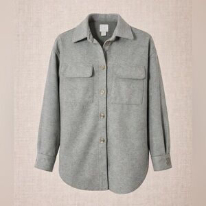 H&m Button Up Thick Sweater Jacket